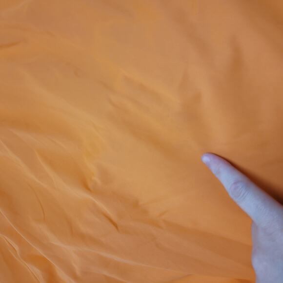 Vintage 2 piece Formfit Rogers orange lace long empire nightgown robe jacket - Picture 9 of 11